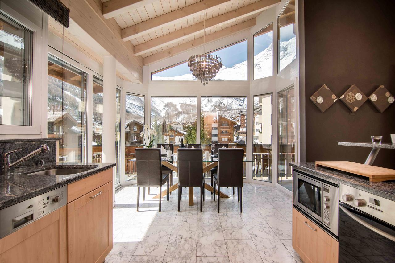 Chalet Sunshine Saas Fee المظهر الخارجي الصورة